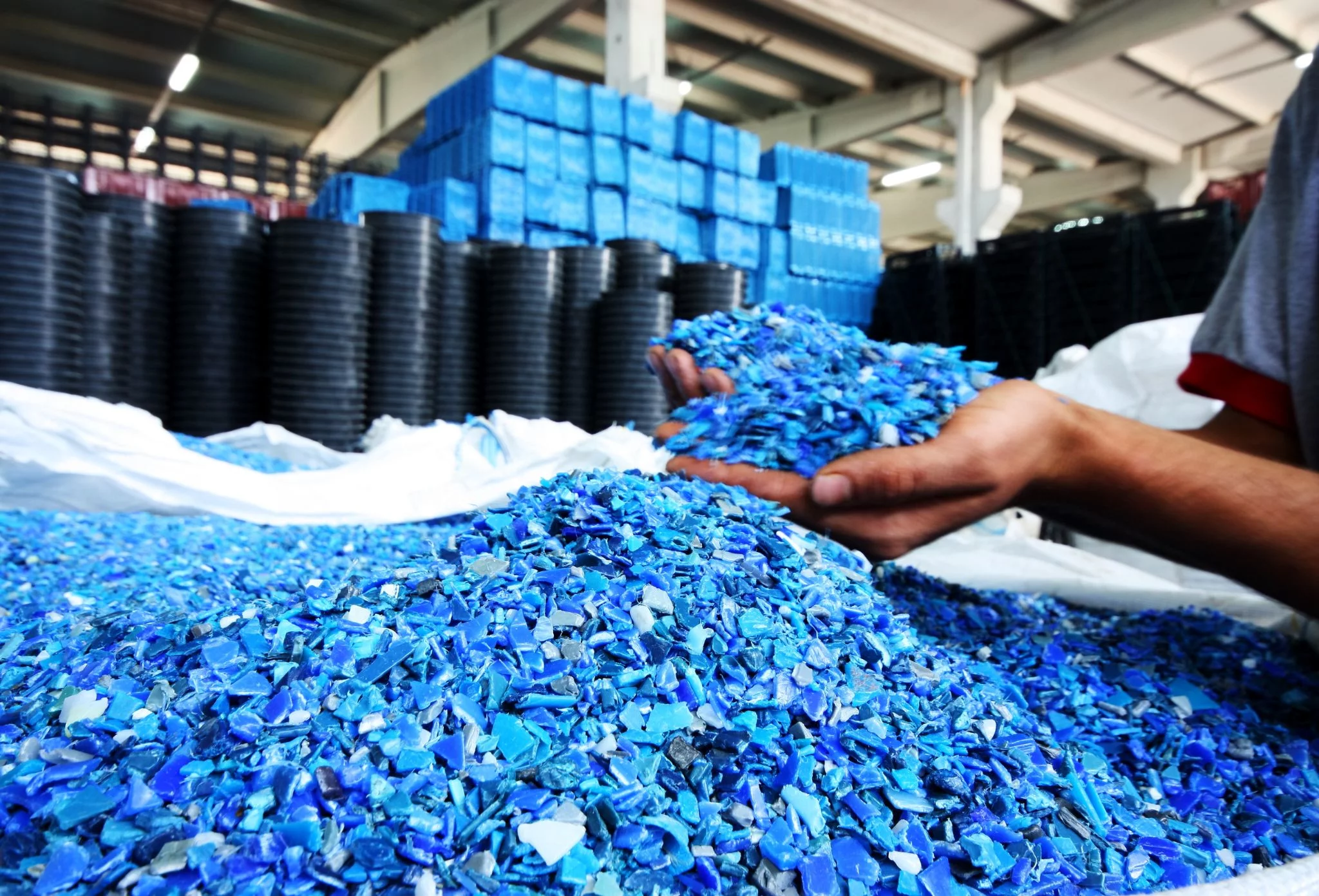 Material plástico seleccionado para producción